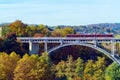 Kornhausbrucke, bridge over Aara and old city, Bern, Switzerland Royalty Free Stock Photo