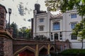 Kornik, Poland 2018-09-22, Beautiful Kornik castle surrounded by a pond by the Aboretum park.