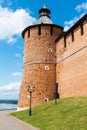 Koromyslova tower of the Kremlin in Nizhniy Novgorod city, Russia