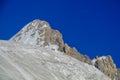 Korona peak mountain wall of Tian Shan