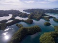 Koror Island in Palau. Archipelago, part of Micronesia Region Royalty Free Stock Photo