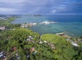 Koror Town in Palau Island.