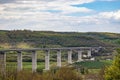 The Koroshegy Valley Bridge from a distance Royalty Free Stock Photo