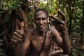 Korowai Man Royalty Free Stock Photo