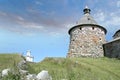 Korozhnaya tower of the Solovetsky monastery Royalty Free Stock Photo