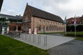 Kortrijk, West Flanders Region - Belgium - The historical 1302 exposition site and abbey