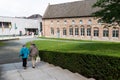 Kortrijk, West Flanders Region - Belgium - The historical 1302 exposition site and abbey