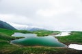 Koruldi lake Caucasus mountains on summer time Royalty Free Stock Photo