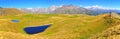 Koruldi Lakes panorama, Svaneti Georgia Royalty Free Stock Photo