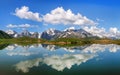 Koruldi mountain lake, Svaneti, Georgia. Royalty Free Stock Photo