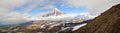 Koryaksky volcano as seen from the slope of Avachinsky. Kamchatka Krai