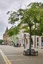 Korzo pedestrian street in Subotica. Serbia