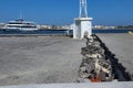 Kos island. Earthquake crack