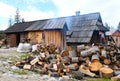 Traditional polish mountain hut