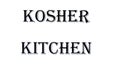 Koser Kitchen sign isolated on white background