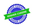 KOSHER CUISINE Bicolor Clean Rosette Template for Stamp Seals