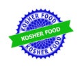 KOSHER FOOD Bicolor Clean Rosette Template for Stamp Seals