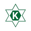 Kosher food symbol icon