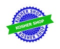 KOSHER SHOP Bicolor Clean Rosette Template for Stamps