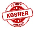 kosher stamp. kosher round grunge sign. Royalty Free Stock Photo