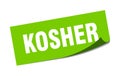 kosher sticker.