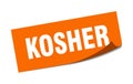 kosher sticker.