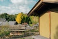 Koshoji Temple traditional house at autumn in Nagoya, Japan