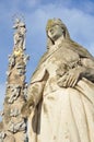 Kosice religious statues Royalty Free Stock Photo