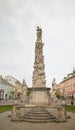 Kosice, Slovakia - 17 April 2018: a monument to the victims of the plague