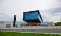 Exterior view of Lexus dealership in Slovakia. Lexus is the luxury vehicle division of the Japanese automaker Toyota.