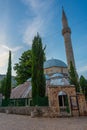 Koski Mehmed Pasha mosque in Mostar, Bosnia and Herzegovina Royalty Free Stock Photo