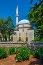 Koski Mehmed Pasha mosque in Mostar, Bosnia and Herzegovina Royalty Free Stock Photo