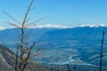 Kosmatitza - Panoramic view on Feistritz im Rosental in Carinthia, Austrian Alps