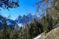 Kosmatitza - Panoramic view of Karawanks mountain range on sunny day in Carinthia, Austria