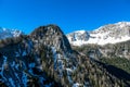 Kosmatitza - Panoramic view of Karawanks mountain range on sunny day in Carinthia, Austria