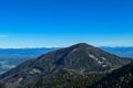 Kosmatitza - Scenic view on Matschacher Gupf in Karawanks mountains and Rosental valley in Carinthia Royalty Free Stock Photo