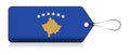 Kosovo flag in Label design, Label of product made in Kosovo