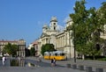 Kossuth Ter and Ethnographic Museum in Budapest Royalty Free Stock Photo