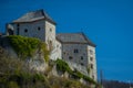 Kostel castle on a sunny day