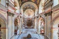 Interior of church of the Annunciation, Litomerice Royalty Free Stock Photo