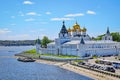 Scenic view of the Ipatievsky Monastery in Kostroma city