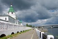 KOSTROMA, RUSSIA - July, 2016: Ipatyevsky Monastery in summer day Royalty Free Stock Photo