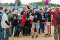 Kostrzyn nad OdrÃâ¦, Poland - July 15, 2016: people have fun at the Przystanek Woodstock music festival PolAndRock Royalty Free Stock Photo