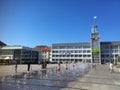 Koszalin city square Royalty Free Stock Photo