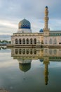 Kota Kinabalu City Mosque, Sabah, Borneo, Malaysia Royalty Free Stock Photo