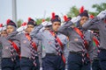 Girl Scout salute during Malaysia Independence Day