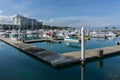 Kota Kinabalu, Sabah, Malaysia - January 24, 2018 : Luxury Boats and yachts in a Sutera Harbour, Kota Kinabalu, Sabah Borneo with