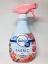 Febreze with Ambi Pur fabric refresher isolated on white background. Royalty Free Stock Photo