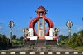 Kotawaringin Timur, Indonesia - July 12 2023 : Sampit Peace Monument, a symbol of the end of inter-tribal conflict in Sampit City