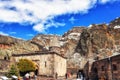 Monastery of Geghard, unique architectural construction in the K Royalty Free Stock Photo